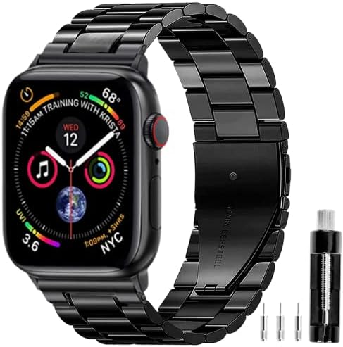 להקת Apple Watch Iwatch Ultra Series 8/7/6/5/4/3/2/1/SE/SE2, 38/40/41/42/44/45/49 ממ, להקת פלדה