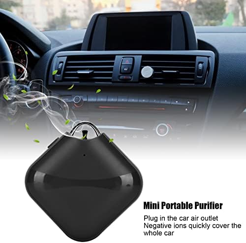 מטהר אוויר של שרשרת Zpshyd, מטהר אוויר לביש, USB נטען מיני מטהר לון שלילי נייד לנסיעות ביתיות לרכב