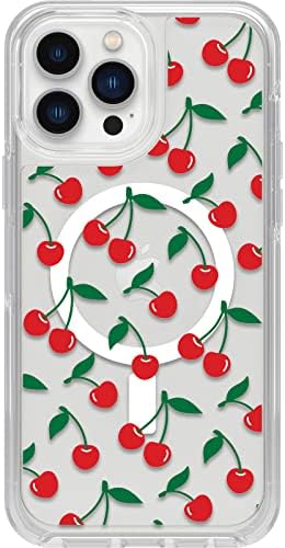 Otterbox iPhone 13 Pro Max ו- iPhone 12 Pro Max Symmetry Series+ Case - Cherry למעלה, Ultra -Sleek, Swaps