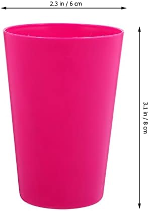 Stobok Kids Tumblers כוסות פלסטיק, כוסות מפלסטיק שותות כוסות כוסות משקאות לשימוש חוזר למטבח כוסות מדיח כלים כוסות