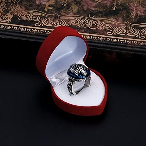 ZYM205 1 PC תכשיטים צורת לב קטיפה קופסת תכשיטים טבעות טבעות עגיל תיבת מארז תיבת תכשיטים קטנים