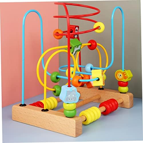 צעצועים לחרוז חרוזים צעצועים צעצועים של צעצועים לילדים צעצועים מעגל חרוזי עץ מעגל עד רכבת רכבת