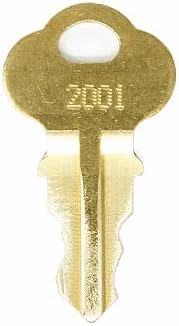 Compx Chicago 2341 מפתחות החלפה: 2 מפתחות