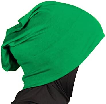 גופיית Mybatua al-Amira Cap viscose מתחת לכובע Hijab Cap Band Tube Cap Cap Muslim גודל חינם