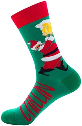 דחיסת גרבי גברים חג המולד גרביים לנשים גרבי הדפסת גרבי מתנות כבל לסרוג נוסף ארוך אתחול גרביים