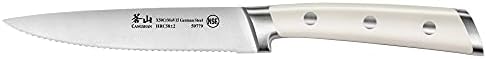סדרת Cangshan S1 59779 פלדה גרמנית מזויפת סכין שירות משוננת בגודל 5 אינץ '