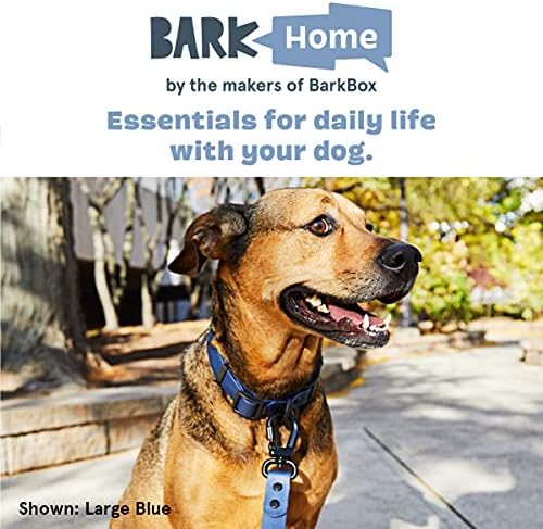 Barkbox רצועה רצועה וצווארון צווארון - הוכחת ריח, צווארון כלבים מתכוונן אטום למים עם רצועה אטומה