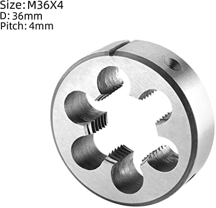 בורקיט M36 x 4 ברז ומים סט, M36 x 4.0 חוט מכונה ברז ומות ימין עגולות