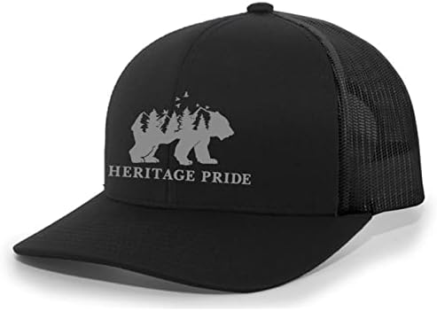 מורשת גאווה סניק דוב גברים רקום רשת חזרה נהג משאית כובע בייסבול כובע