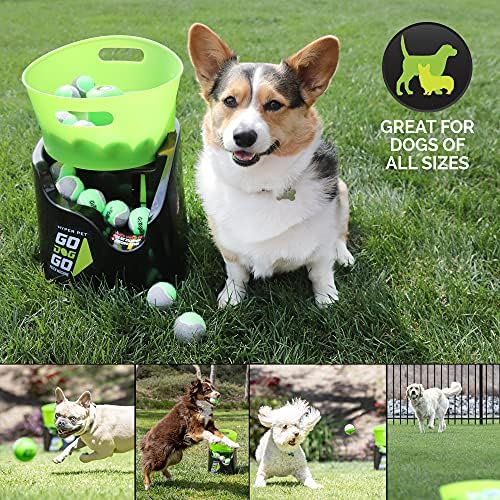 היפר חיות מחמד גודוגו להביא מכונה כלב כדור משגר & מגבר; אוטומטי כדור משגר לכלבים כדור משגר לכלבים שאוהבים