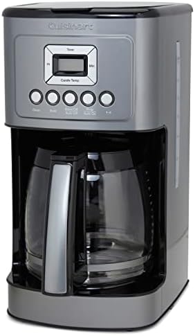 מטבח-3200 לתכנות מכונת קפה עם זכוכית קנקן נירוסטה ידית, 14 כוס, אקדח