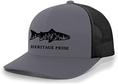 מורשת גאווה סניק פורל גברים רקום רשת חזרה נהג משאית כובע בייסבול כובע