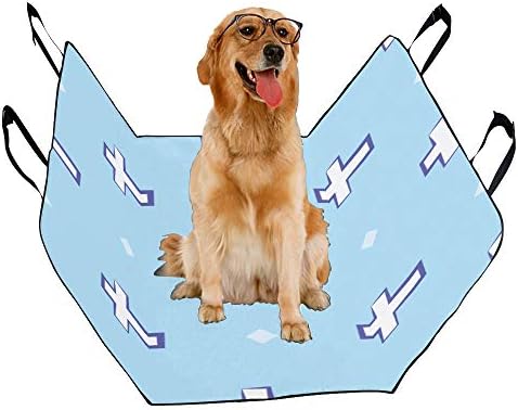 כיסוי מושב כלב מותאם אישית מקווה סגנון סרט בברכת כוכב הדפסת רכב מושב מכסה לכלבים עמיד למים החלקה עמיד