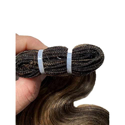 עמוק גל חבילות אומברה שיער טבעי חבילות עם 3 חבילות ברזילאי בתולה שיער טבעי הרחבות עמ ' 27/613 צבע
