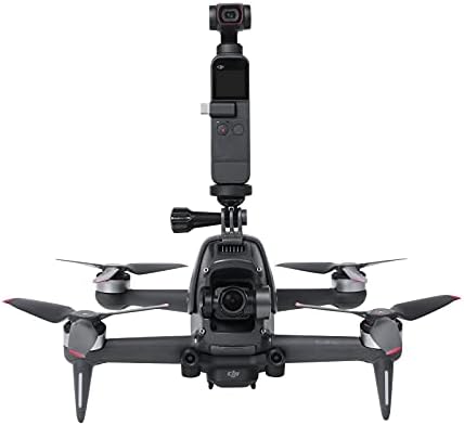 Dagijird Flastic Drone Searchlight & Holder Mounter Mount Stracket Stracket סט עם חור בורג 1/4 ל- DJI