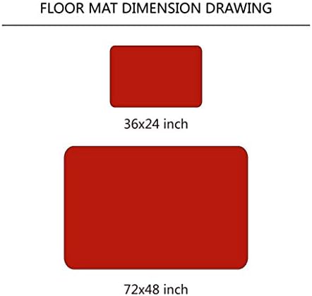 שטיח אזור פרפר לחדר אמבטיה אנטי-החלקה על שטיפת דלת ברכה למטבח מטבח שטיח מרפסת חיצוני 36 x 24 בשנת 20109999