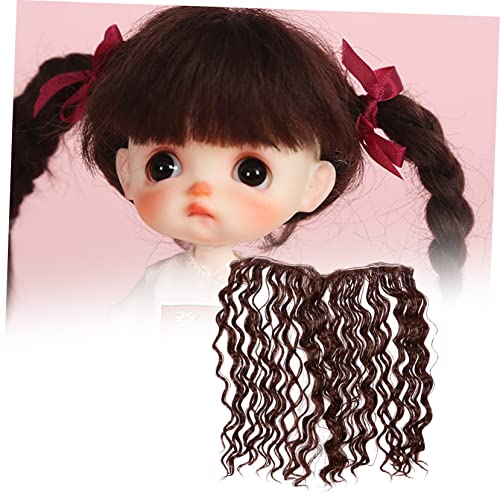 Totority 2pcs בובה פאה בובות אמריקאיות בובות בובות אביזרי Diy Diy Doll Wig Doll Wig Hapak Tool