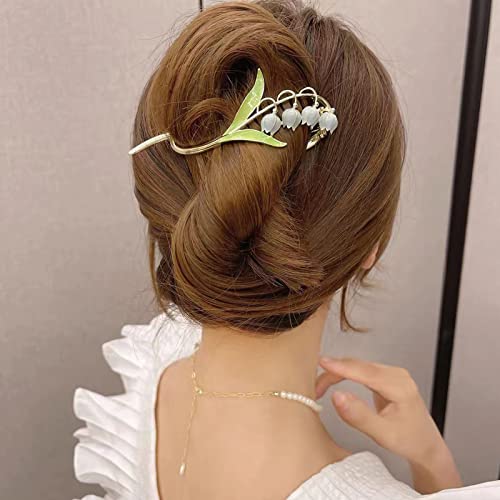 פעמון שיער טופר קליפים, 2 יחידות בציר החלקה טוויסט שיער סיכת טופר מהדק שיער סטיילינג אביזרי עבור נשים