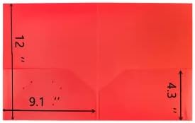 5 מארז-2 כיס תיקיית פלסטיק כיס תיקיית כבד החובה תיקיות עם כיסי תיקיות עם כיסי מכתב גודל צבעוני בית ספר