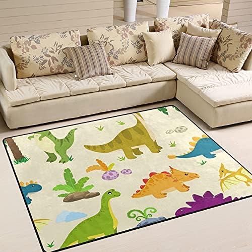 Baxiej דינוזאורים מצוירים מאושרים שטיחים באזור רך גדול משתלת שטיח פליימט שטיח לילדים משחק חדר