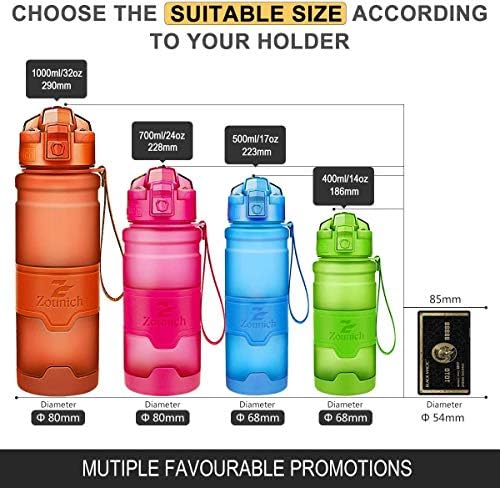 בקבוק מים ספורט פרימיום פרימיום 32 גרם/1 ליטר, 24 גרם, 16 גרם, 14 גרם, טריטן BPA בחינם לאופניים,