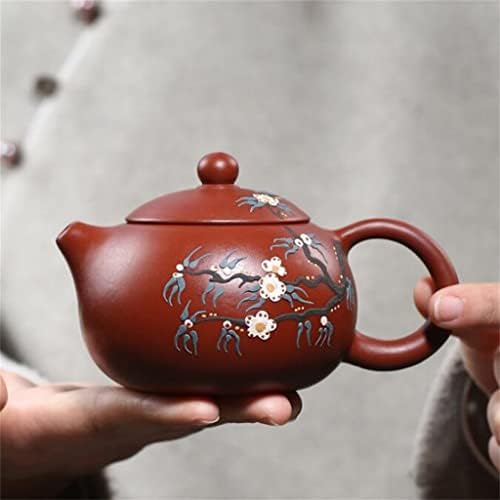 NIDYAYFY yixing סיר תה סגול קליי XI SHI קומפטים עפרות עפרות קומקום 188 כדור חור פילטר תוצרת תה מתנות סט מתנות