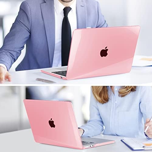 SUROCASE תואם ל- MacBook Air 13.6 אינץ 'מארז 2022 שחרור דגם A2681, Crystal Plastic Chell Chell Chich עם
