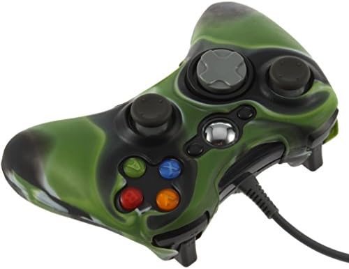 סימון הסוואה של צבא הסוואה סיליקון עור עור עבור בקר אלחוטי של Xbox 360
