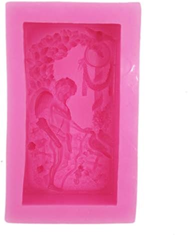 LONGZANG S509 ANGEL Peace Dove Silicone Soap עובש 3D עובש מלאכה בעבודת יד