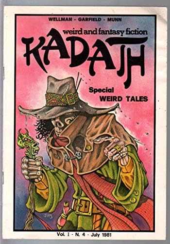 Kadath 4 1981 מוגבל ל 100 עותקים- 69 חתום-וולמן-גרפילד-ג