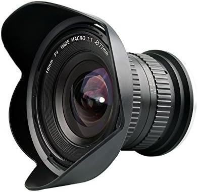 Lightdow 15 ממ f/4 1: 1 מאקרו + זווית רחבה FF עדשה ראשונית עבור Nikon f Mount Digital SLR DSLR מצלמות