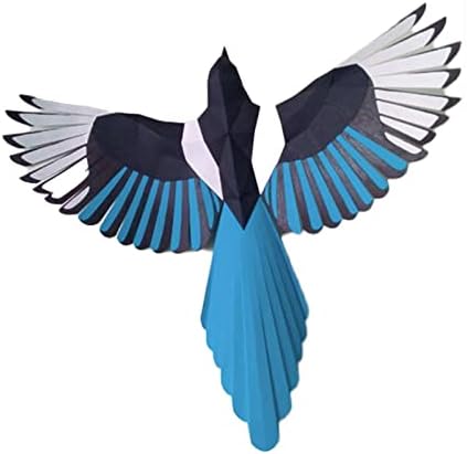 צורת Magpie דגם נייר DIY גביע נייר בעבודת יד גביע תלת מימד אוריגמי פאזל נייר גיאומטרי פסל יצירתי