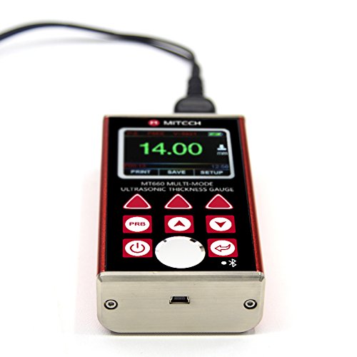 MT660 Multi-Mode Ultrasonic Chice Meter Tester Tester Pulse-Echo מצב MM ECHO MOD