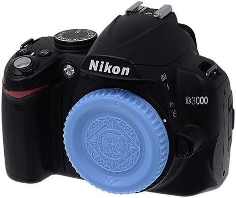 כובע גוף מעצב כחול Fotodiox תואם למצלמות Nikon F-Mount