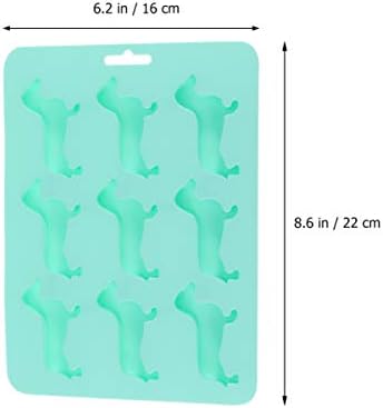 חותכי עוגיות של PartyKindom תבניות סבון סיליקון- סבון כלבים, תבניות סבון לסבון להכנת תבניות סיליקון לאפייה תבניות