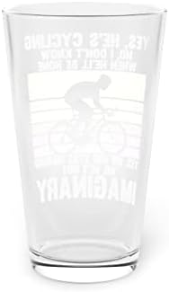 בירה זכוכית ליטר 16 עוז חידוש דוושת רכיבה על אופניים רוכב אופניים טריאתלט באנר חובב מצחיק רכיבה על
