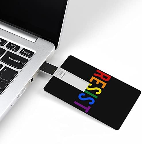 התנגד לכרטיס הגאווה הלהטבי USB 2.0 כונן הבזק 32 גרם/64 גרם דפוס מודפס מצחיק