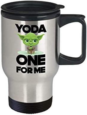 Yoda One בשבילי ספל נסיעות ליום האהבה ספלי יום נישואים לגברים או נשים כוס קפה מצחיק