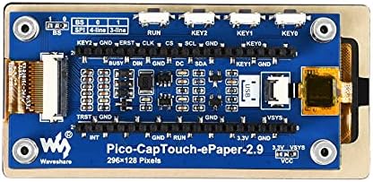 2.9 Zoll E-Paper Touch Display für Raspberry Pi Pico 296 × 128 E-Ink מסך מגע anzeigemodul zweifarbig