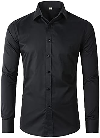 Beninos Mens Classic Button Down Down Down Fice Fit רגיל