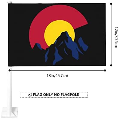 דגל הרכב של דגל ההר קולורדו 12 x 18 אינץ