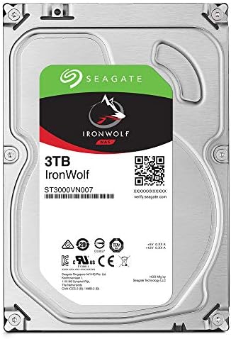 Seagate Ironwolf 3TB NAS כונן קשיח פנימי HDD - 3.5 אינץ