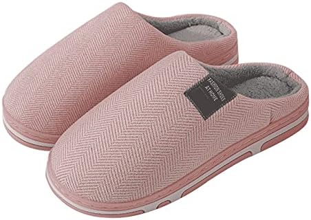 נשים להחליק על פאזי בית כפכפים שפשוף חיצוני מקורה חם קטיפה שינה נעלי כותנה-תערובת אנטי להחליק נעלי