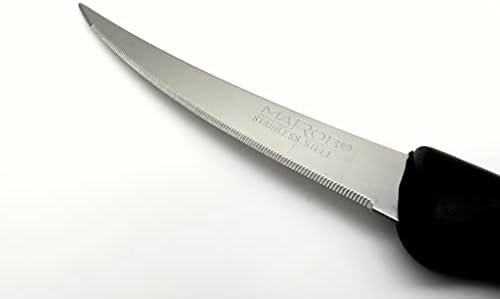 Marob מאת Marietti-סכין פרי 4 אינץ 'סט איטלקי של 6 סכין ירקות מפלדת אל חלד