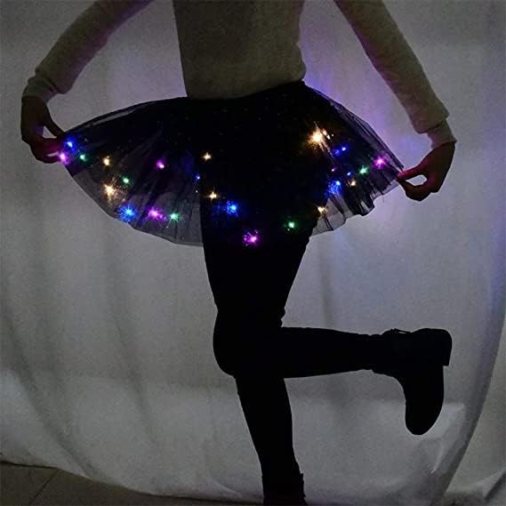 חצאיות טוטו של נשים LED לנשים חצאית טול טוטו משכבות