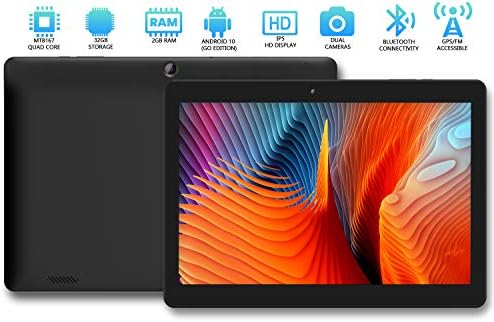 AZPEN 10 אינץ 'אנדרואיד 10 OS OS Google Tablet Tablet מצלמות כפולות HD 1280 x 800 IPS תצוגה 2GB RAM 32GB