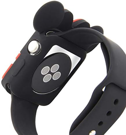 AOOZI תואם ל- Apple Watch 38 ממ ו -42 ממ מארז סיליקון רך עבור IWatch Case תואם Apple Watch Series 3, Series