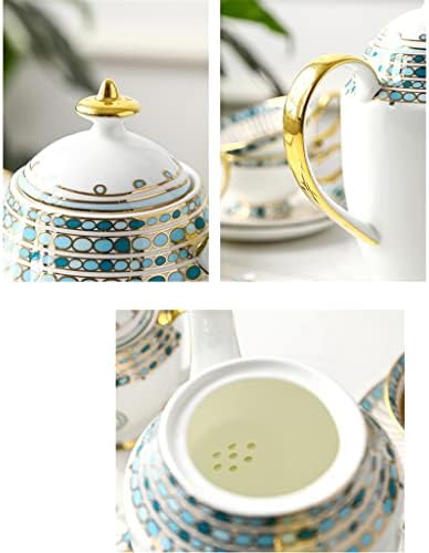 Liuzh זהב עצם צבועה בסין קפה סט חרסינה סט תה קרמיקה כוס תה כוס תה סט תה סט תה