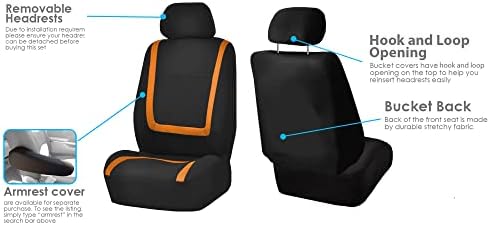 מושב מושב רכב של קבוצת FH מכסה סט ייחודי של בד שטוח