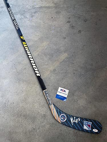 אנדרו קופ ניו יורק ריינג'רס חתום על חתימה הוקי מקל עם PSA COA - מקלות NHL עם חתימה